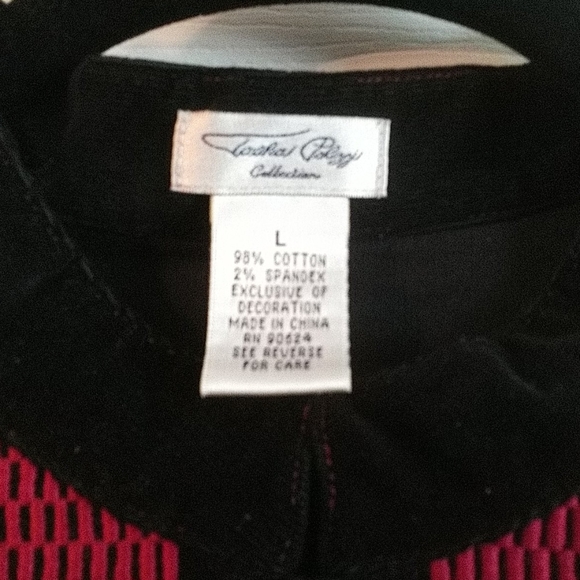 Tasha Polizzi Black Velvet Jacket w Embroidery - Picture 3 of 11